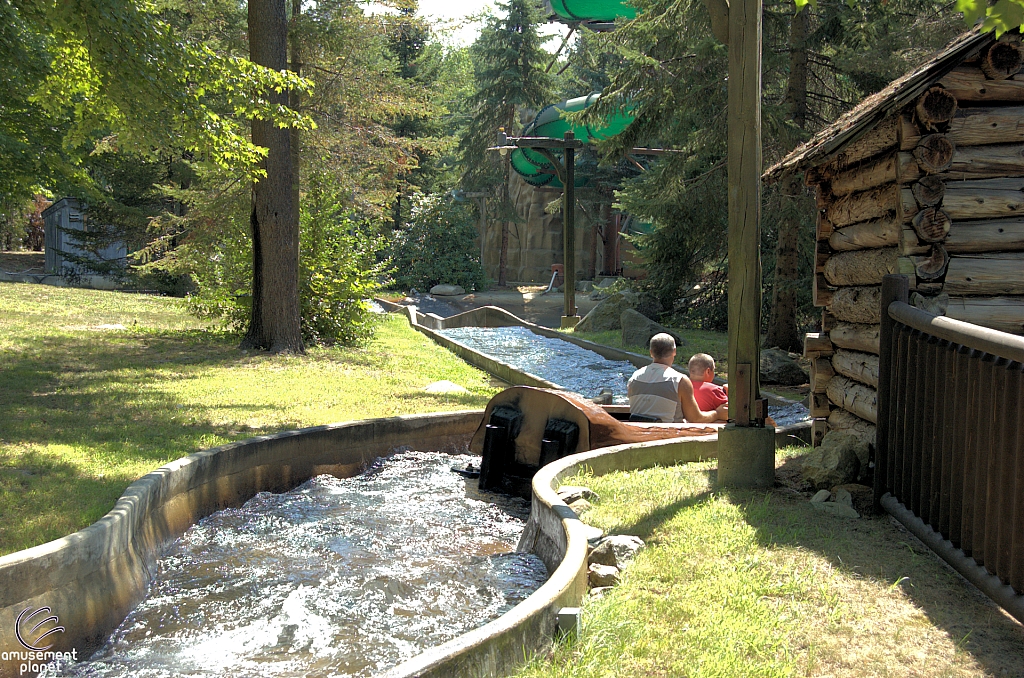 Policy Pond Log Flume