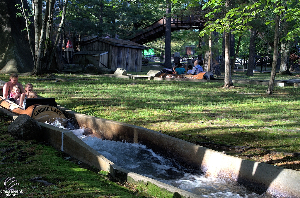 Policy Pond Log Flume