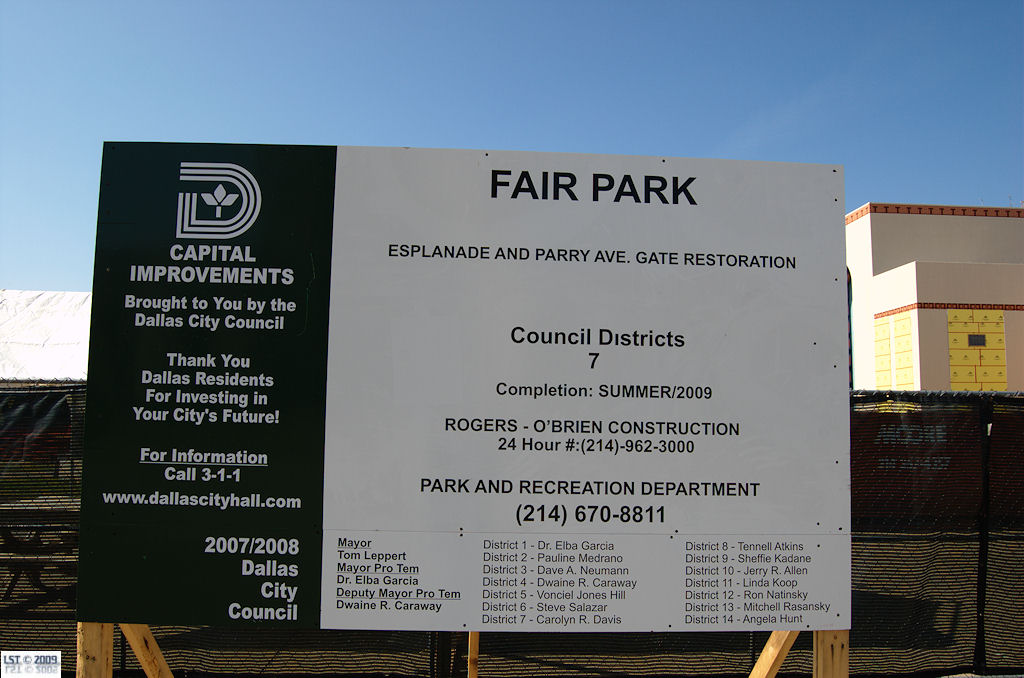 Esplanade Construction