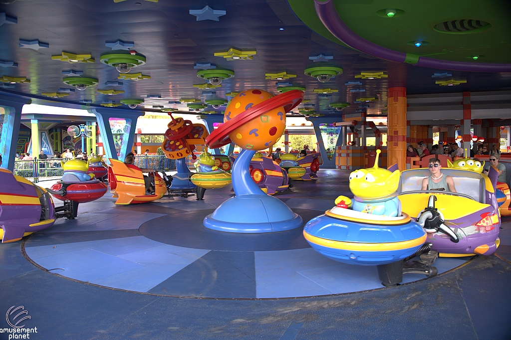 Alien Swirling Saucers