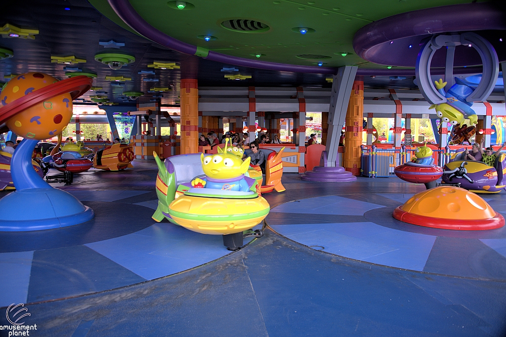 Alien Swirling Saucers