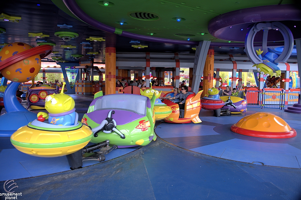 Alien Swirling Saucers