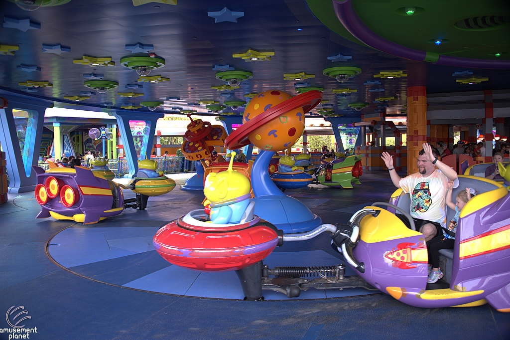 Alien Swirling Saucers