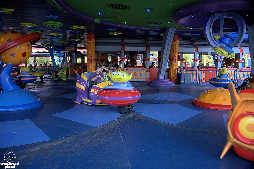 Alien Swirling Saucers