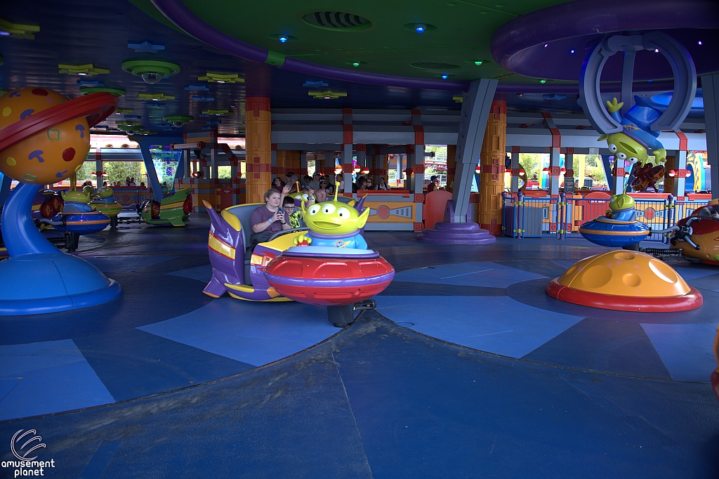 Alien Swirling Saucers