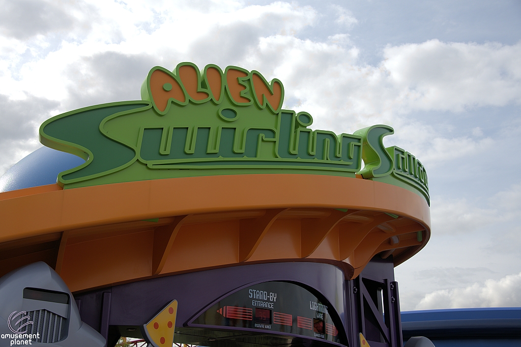 Alien Swirling Saucers