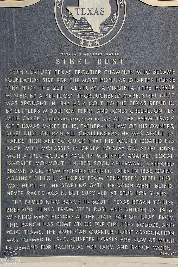 Steel Dust Historical Marker