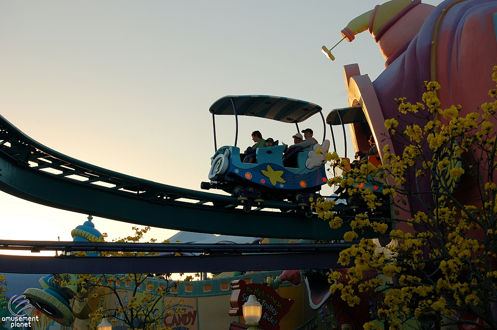 High in the Sky Seuss Trolley Train Ride