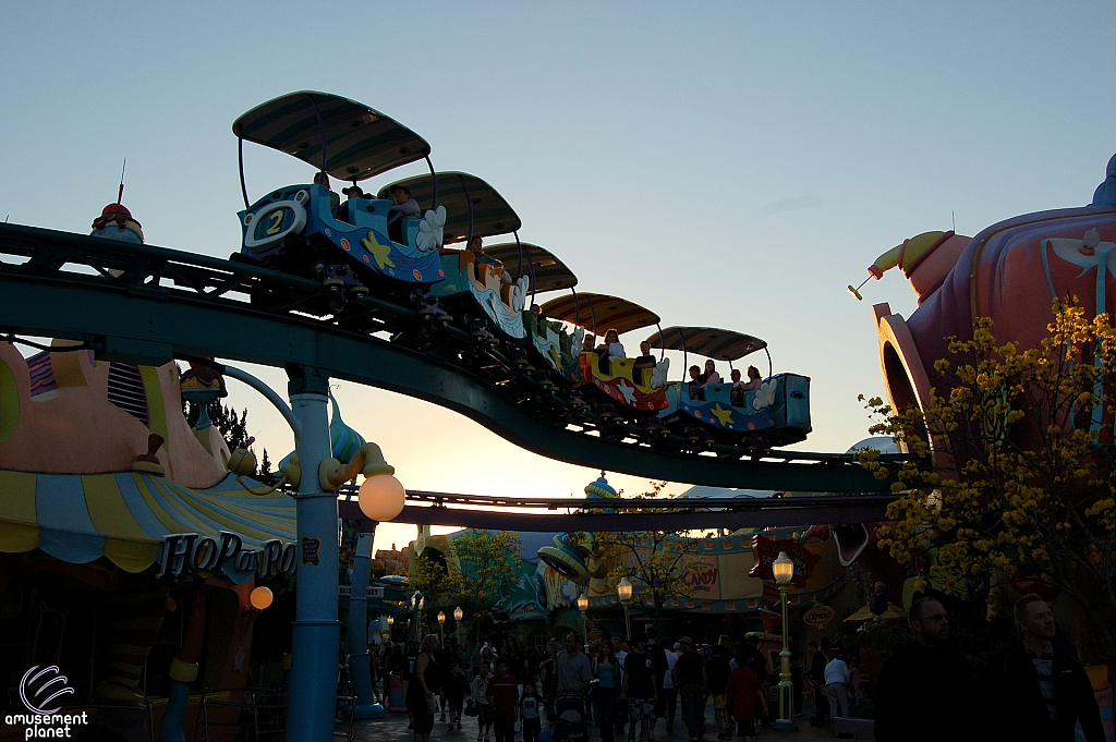 High in the Sky Seuss Trolley Train Ride