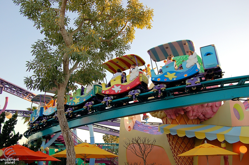 High in the Sky Seuss Trolley Train Ride
