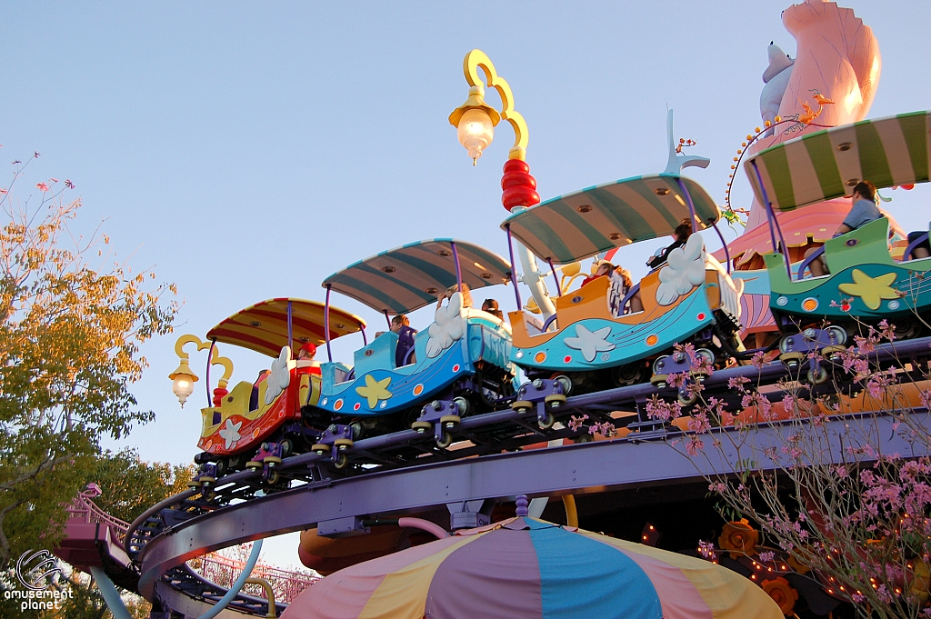 High in the Sky Seuss Trolley Train Ride