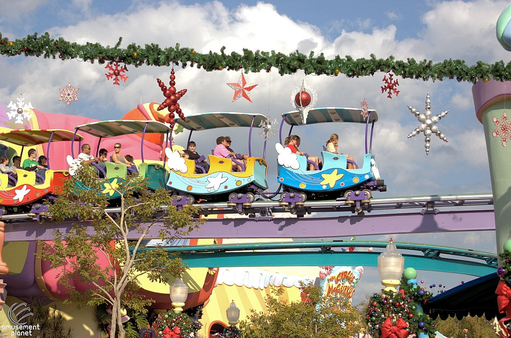 High in the Sky Seuss Trolley Train Ride