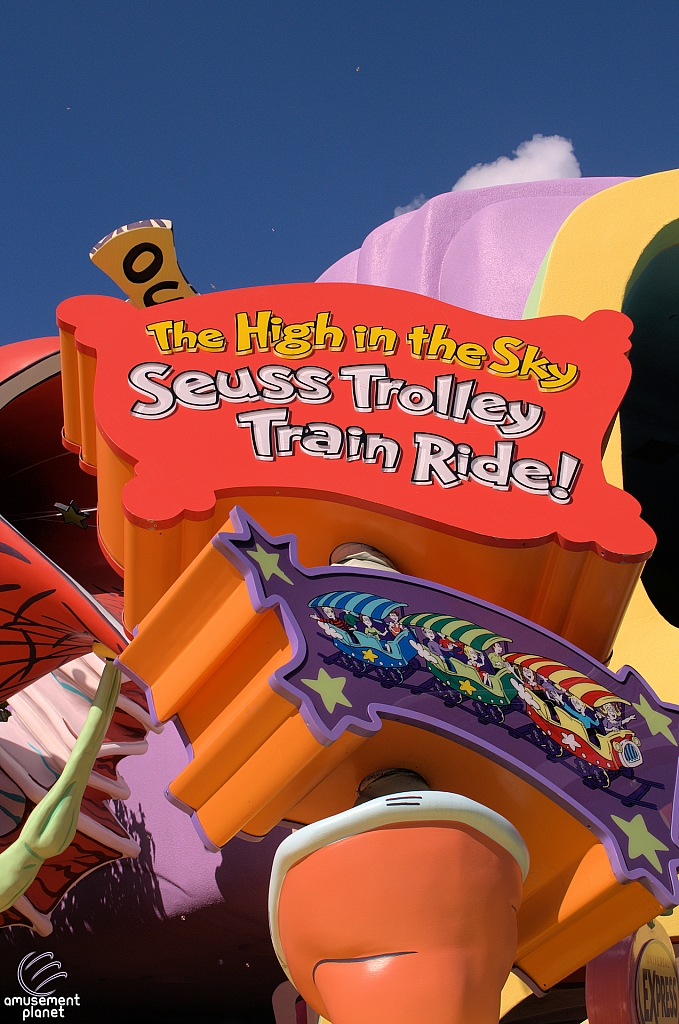 High in the Sky Seuss Trolley Train Ride