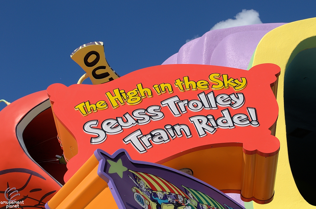 High in the Sky Seuss Trolley Train Ride