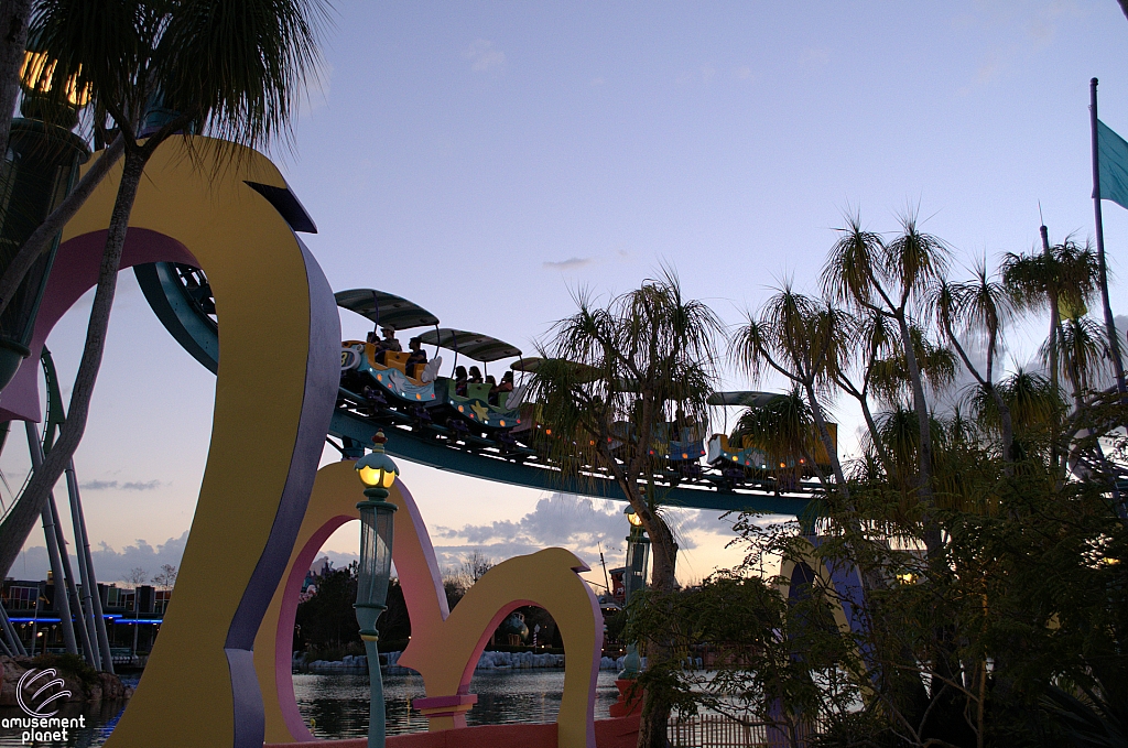 High in the Sky Seuss Trolley Train Ride