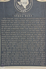 Steel Dust Historical Marker