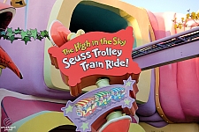 High in the Sky Seuss Trolley Train Ride